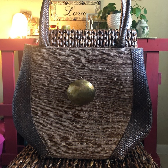 Stunning Handwoven Bag From Java Island, Indonesia - Picture 1 of 8